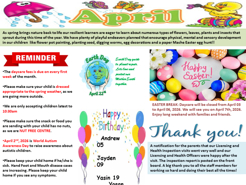 April Newsletter 2026